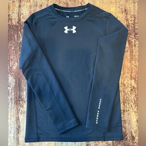 Under Armour Coldgear top. Youth large. Black